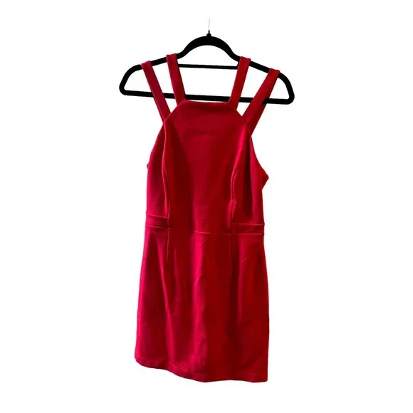 French Connection Size 8 Pink Strappy Dress - Picture 1 of 11